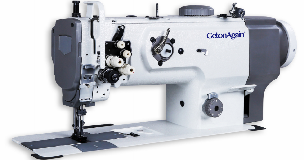 Direct Drive,Double Needle Compound Feed Sewing Machine