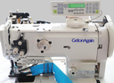 Single Needle, Binding, Compound Feed Sewing Machine with horizontal large hook &amp; on / off side cutter