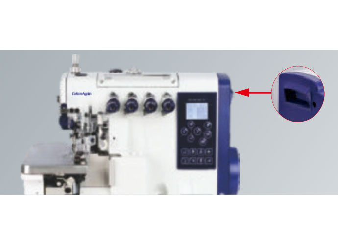 Super High Speed Stepping Motor Computerized Overlock Machine