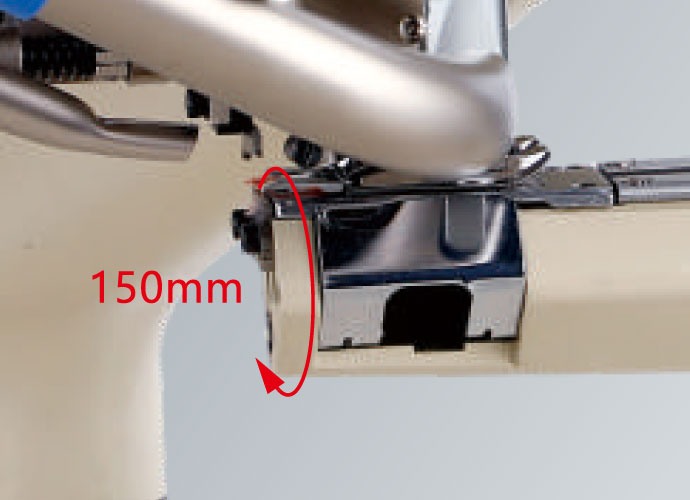 Feed-off-the-arm Two Side Decorative Four Needle Six Thread Interlock Machine