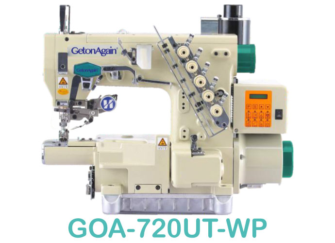 Computerized Super Small Mouth Horizontal Cylinder Type Three Needle Interlock Machine