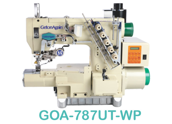 Computerized Small Mouth Horizontal Cylinder Type Three Needle Interlock Machine