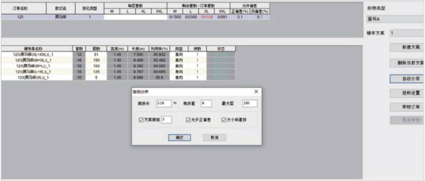 裁剪计划