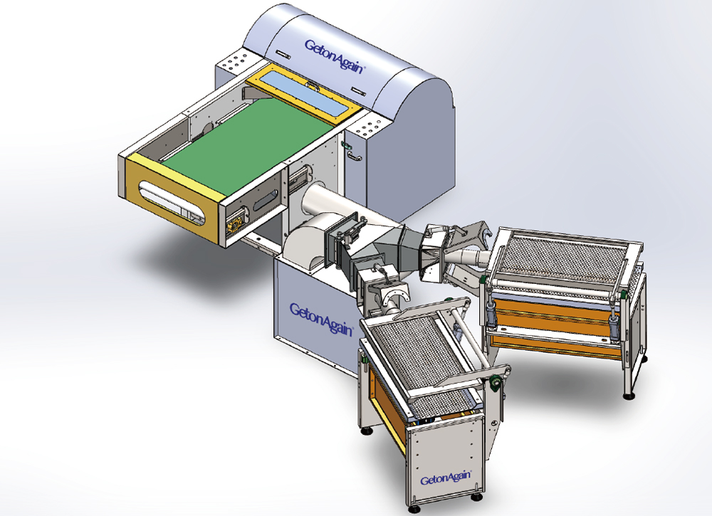 Automatic Pillow Core Clamping and Cotton-Filling Machine