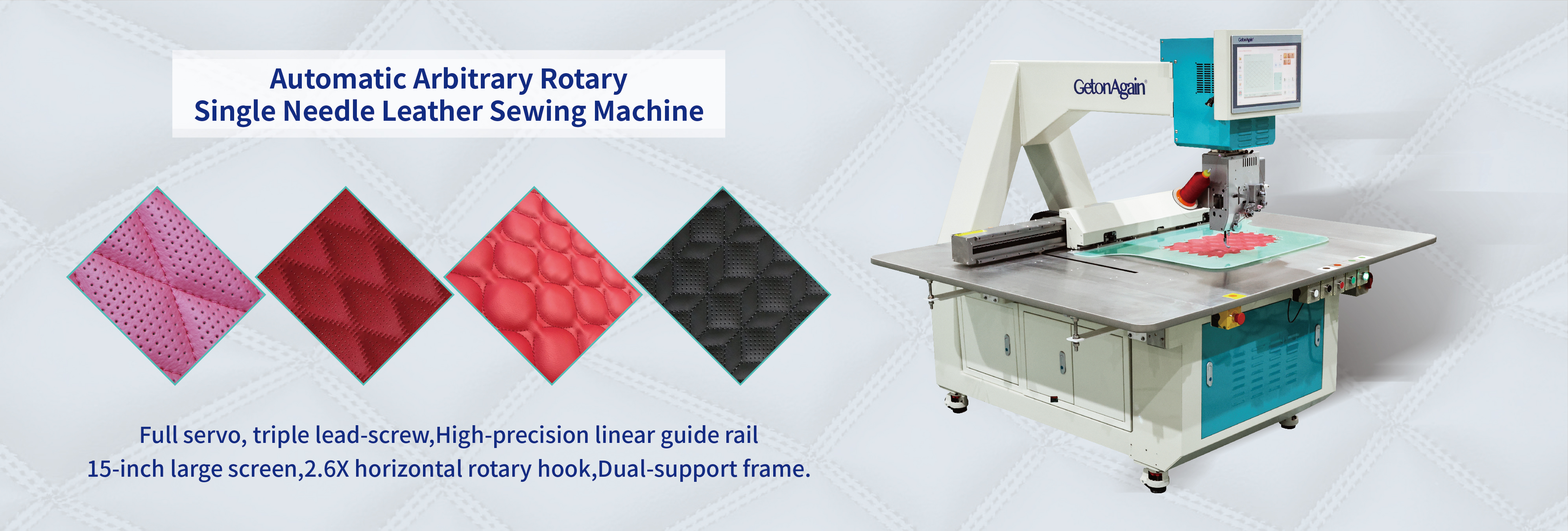 Automatic Arbitrary Rotary Single Needle Leather Sewing Machine