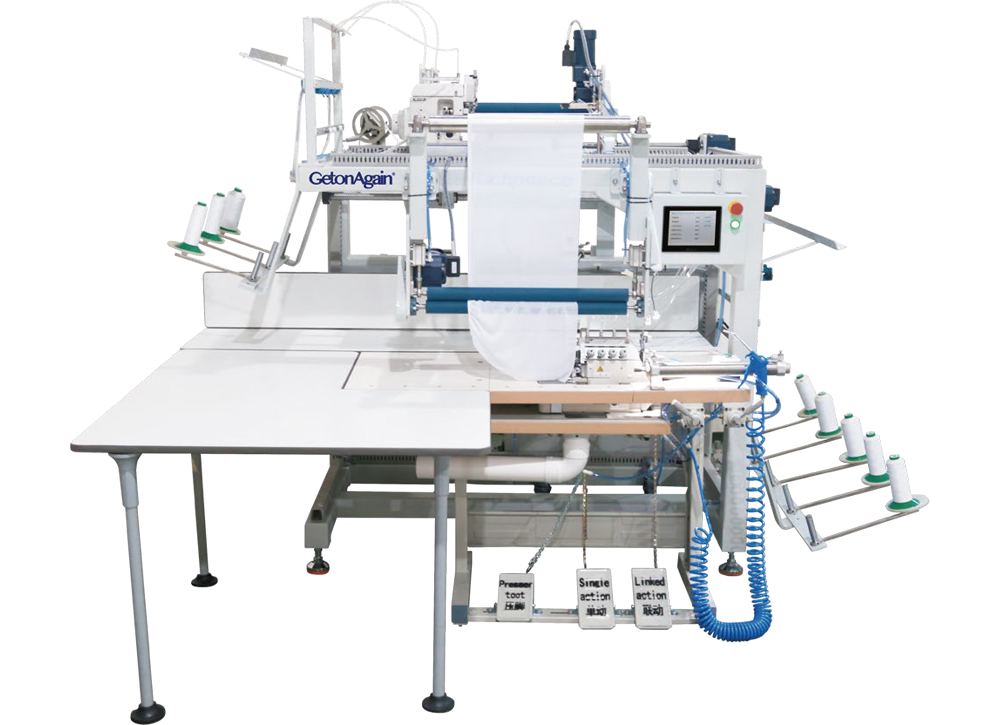 Automatic Mattress Protector Sewing Machine (Edge Overlock)
