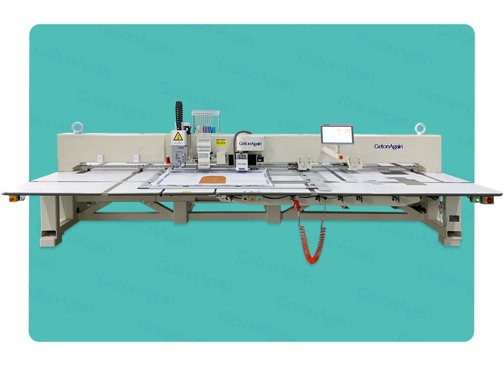 Fully Automatic Round Perforation + 9-Color Embroidery +  Fixed Head Sewing Machine (SewPerEmb)