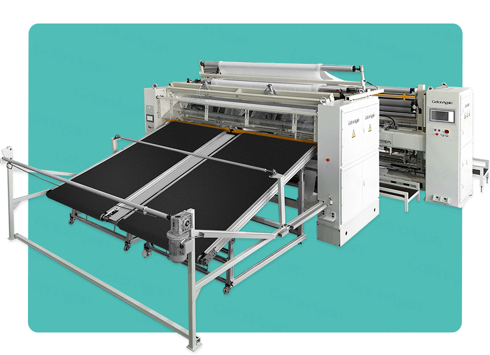 Multi-Needle Quilting Machine + Cutting Machine Production Line