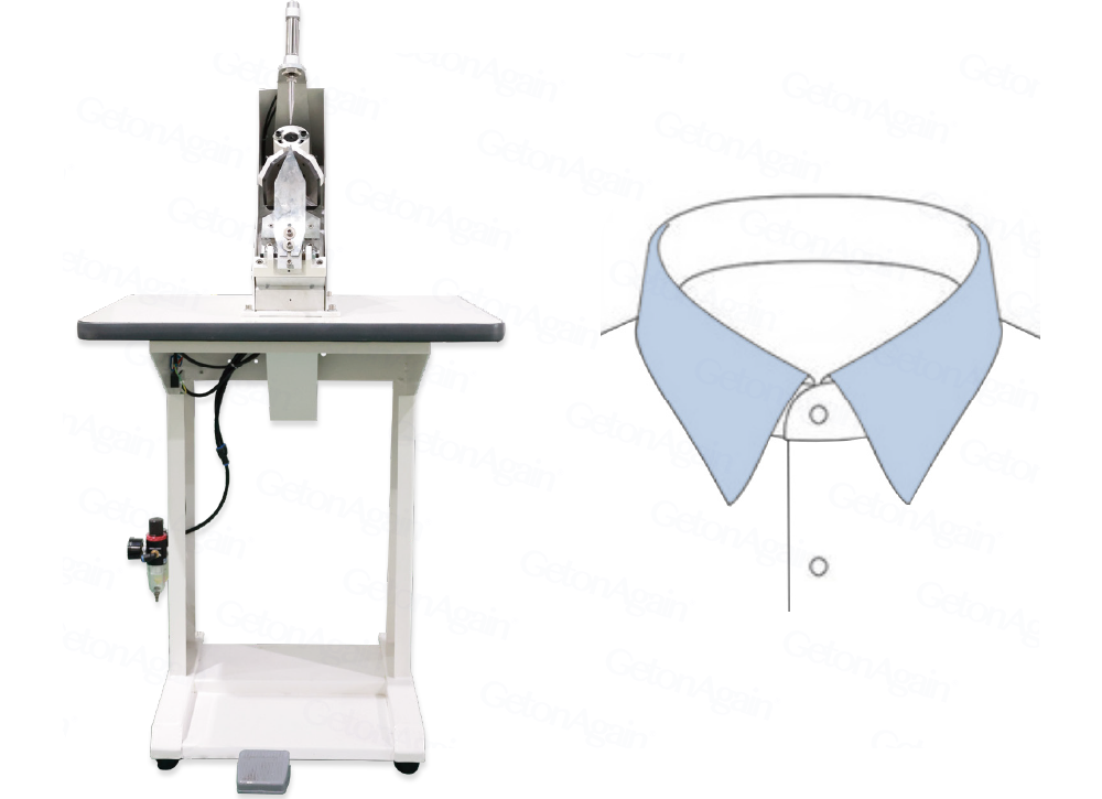 Collar Corner Trimming and Turning Machine