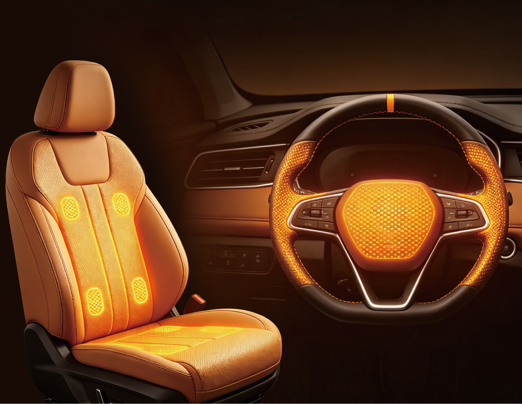 Heating /steering wheel